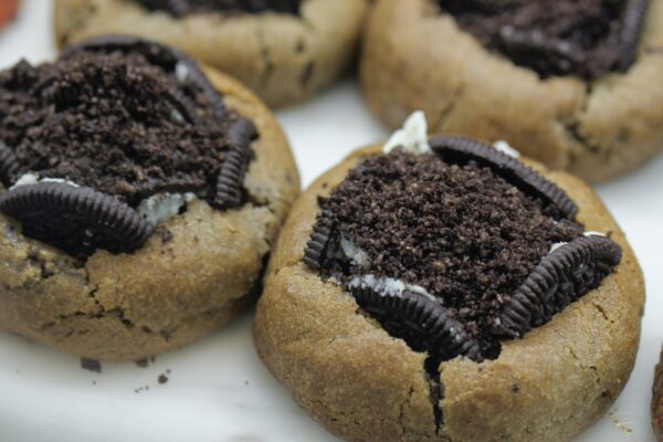 Close-Up Photo of Cookies with Oreos